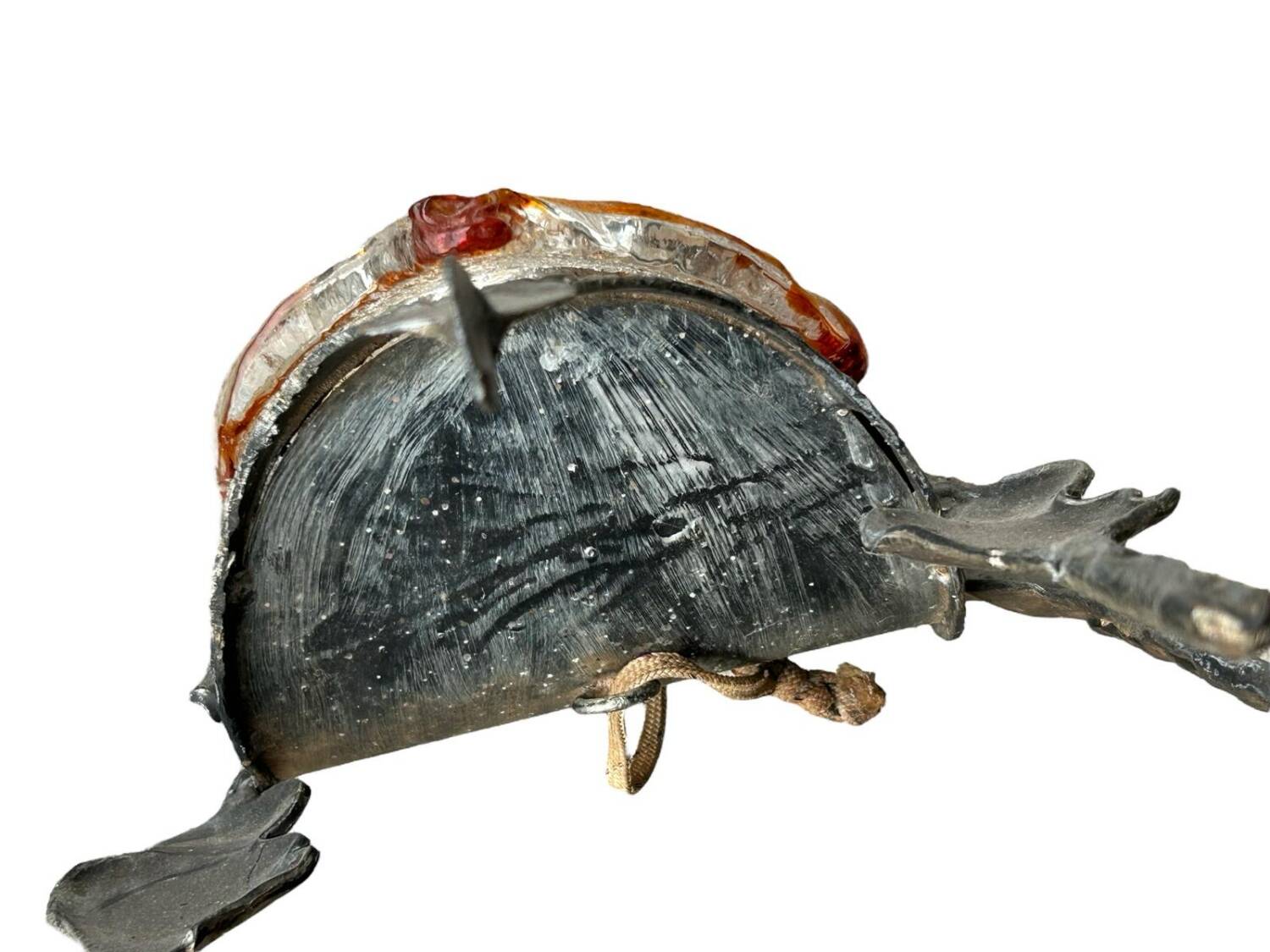 Tom Ahlstrom & Hans Ehrich - Pair Of Brutalist Sconces 1960s Metal And Glass