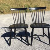 Pair of Hagafors vintage Scandinavian design chairs
