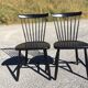 Pair of Hagafors vintage Scandinavian design chairs