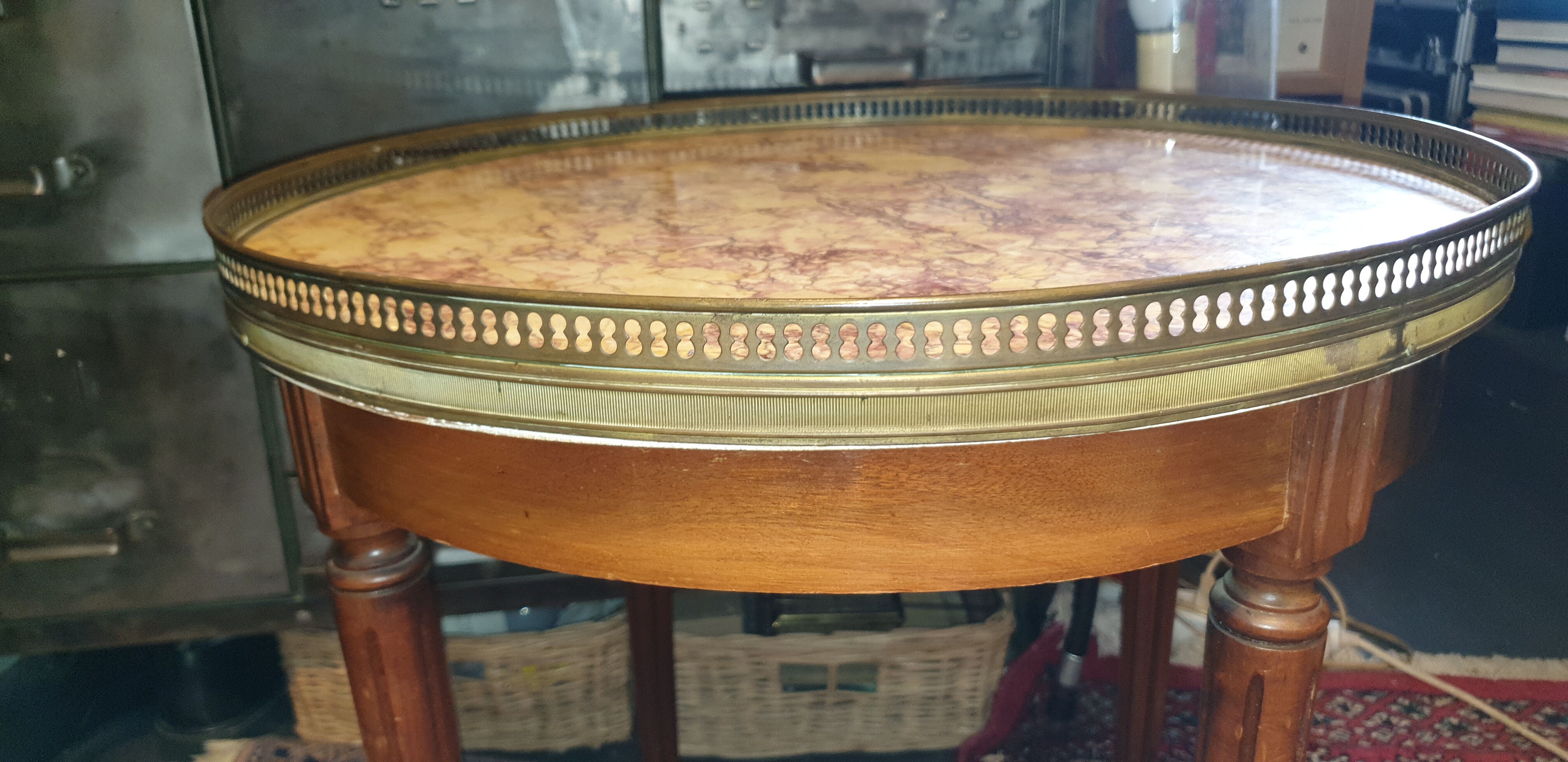Coffee Table Bouillotte Style Louis XVI