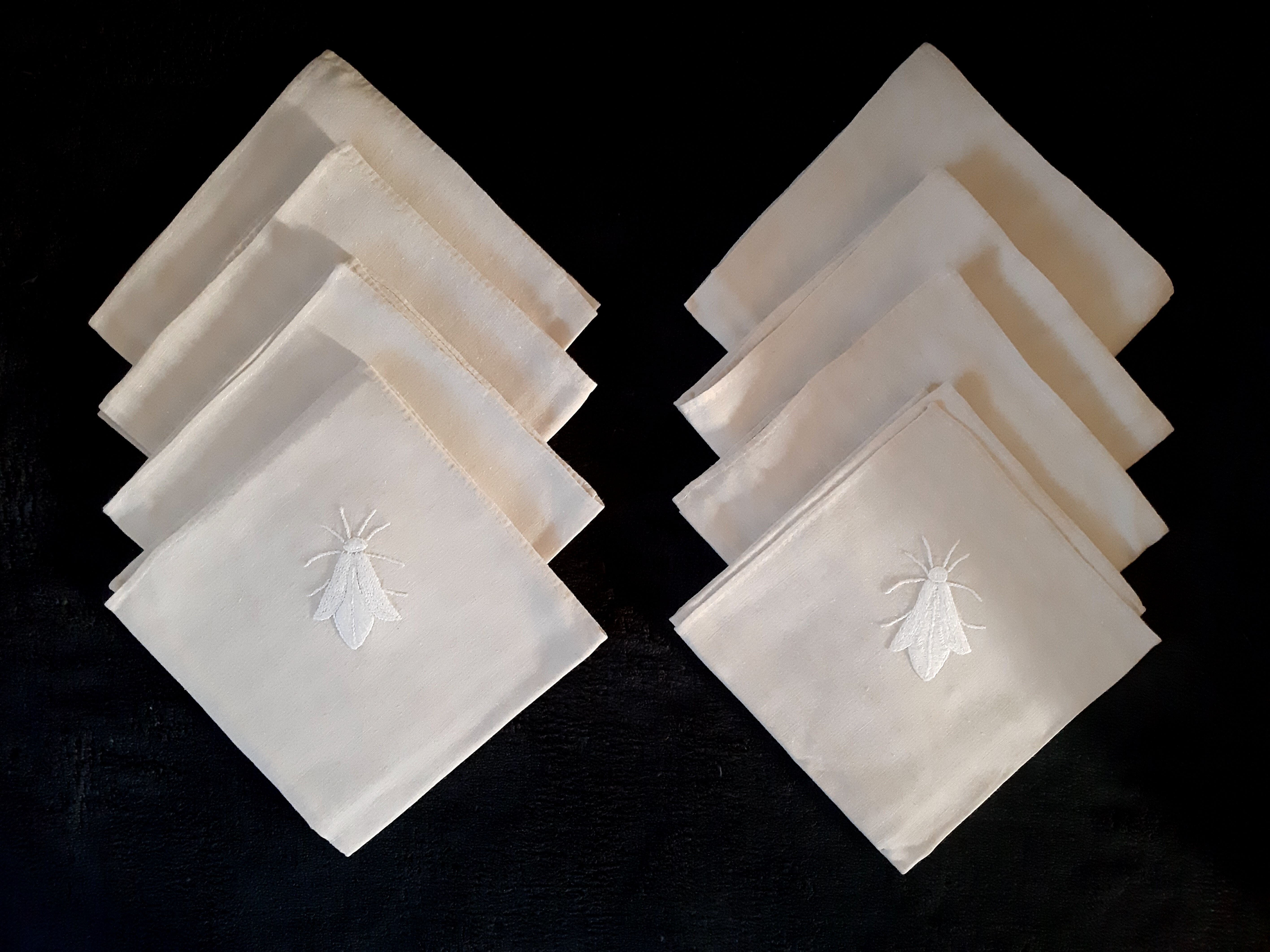 Set of 8 linen towels