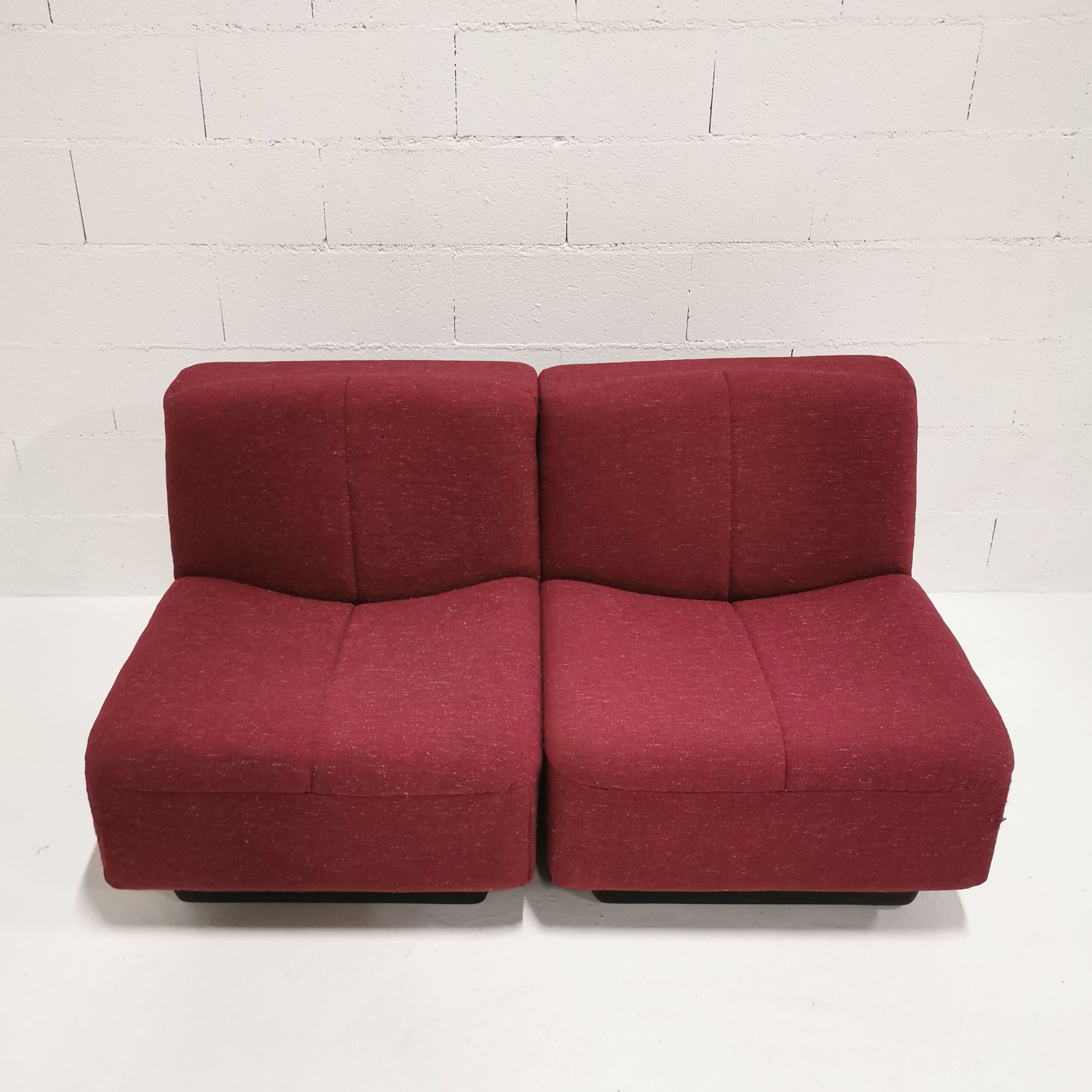 Pair of modular armchairs, 1970