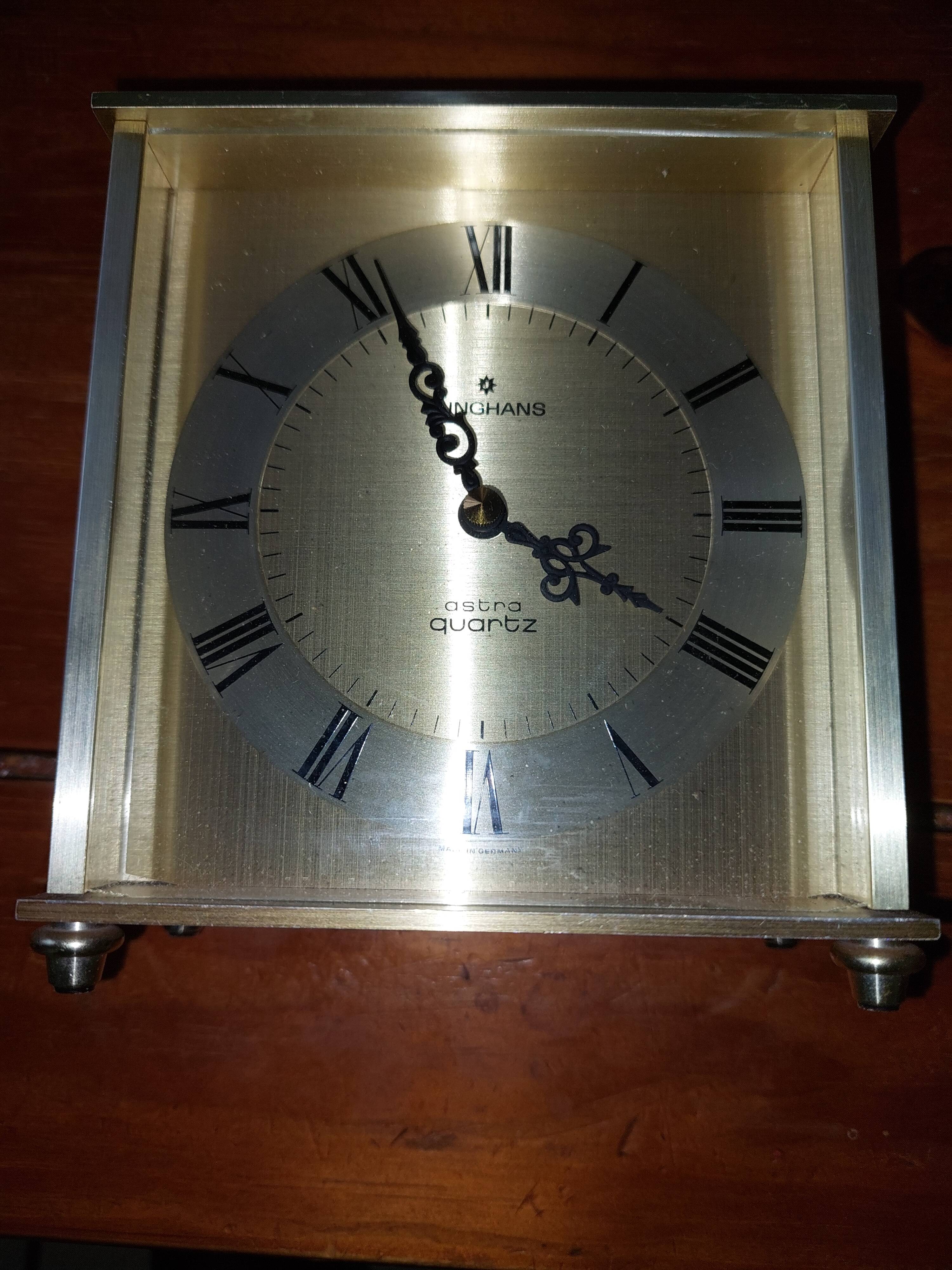 Pendulum to install junghans astra quartz brass