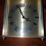 Pendule à poser junghans astra quartz en laiton