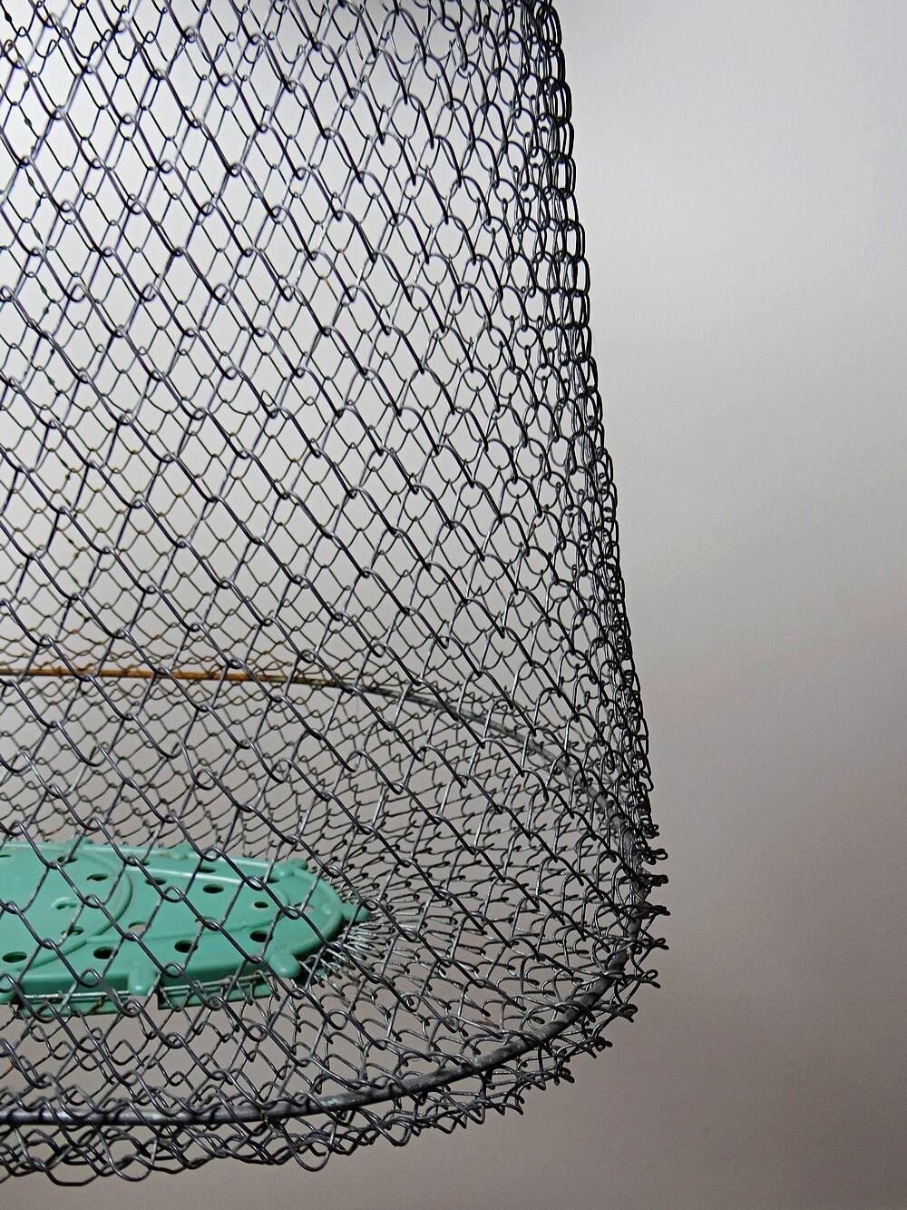Vintage XL fishing net or basket Maillinox from the 80s-90s.