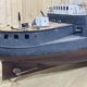 Model representing a battleship of the late nineteenth century