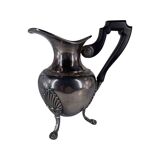 Service à café et à thé style Empire en métal argenté. Marqué RM pour Roux-Marquiand 20ème siècle