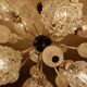 Large Sputnik glass pendant lamp, 1970s