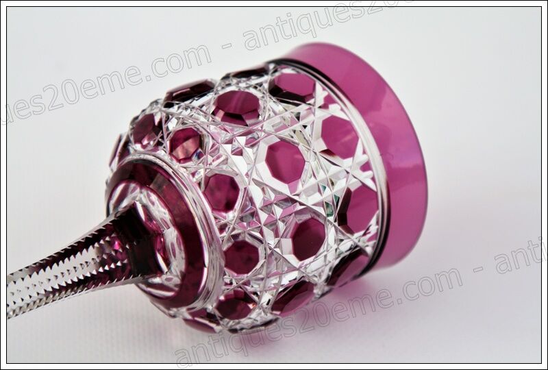 Wine from the Rhine or Roemer Baccarat crystal glass model Pontarlier