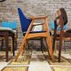 Set of 6 mismatched 1960s Scandinavian chairs