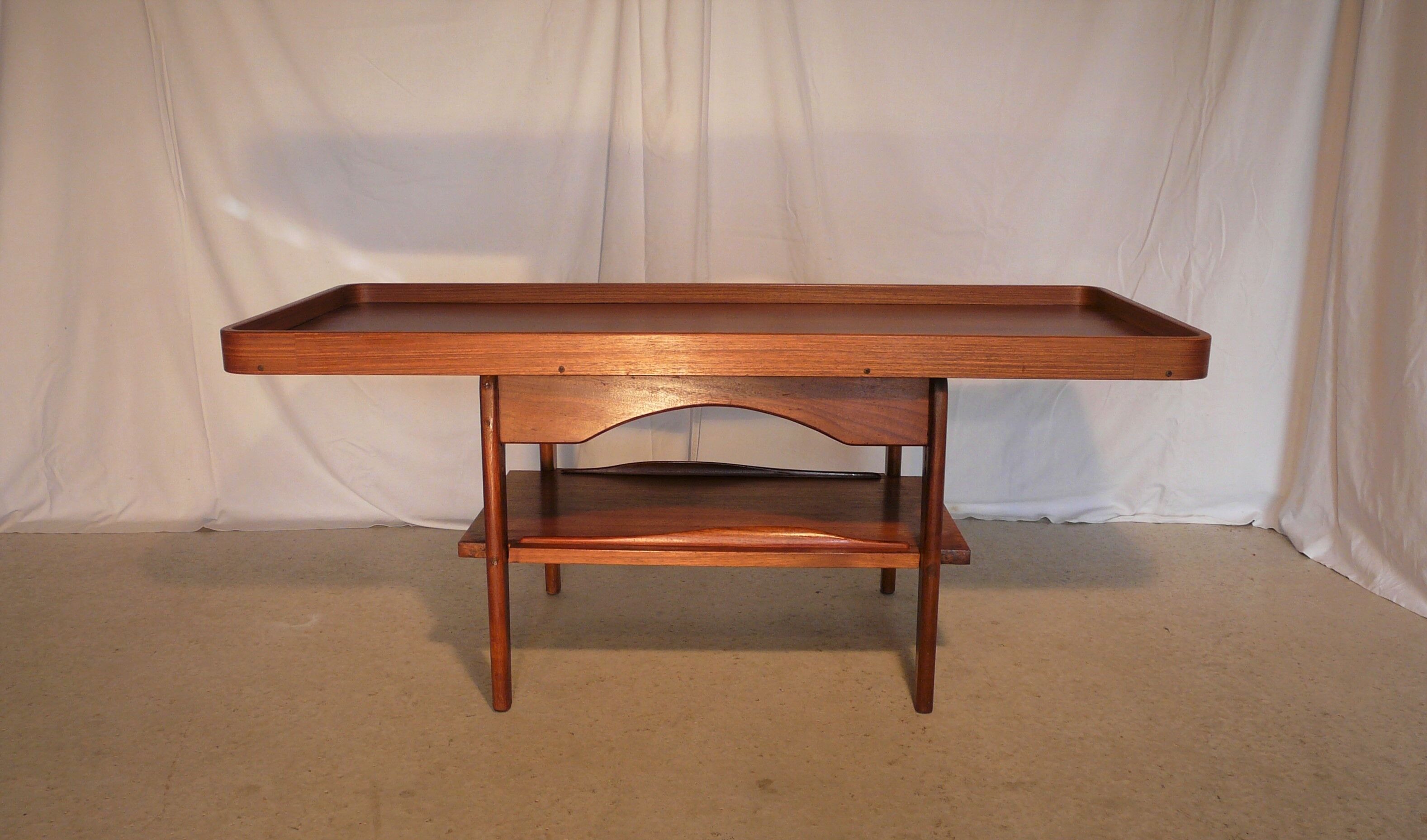 Scandinavian teak coffee table