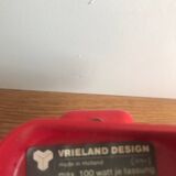 Applique/spot design année 80 rouge orientable