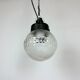 Industrial Bakelite Pendant Light with Frosted Glass, 1970s