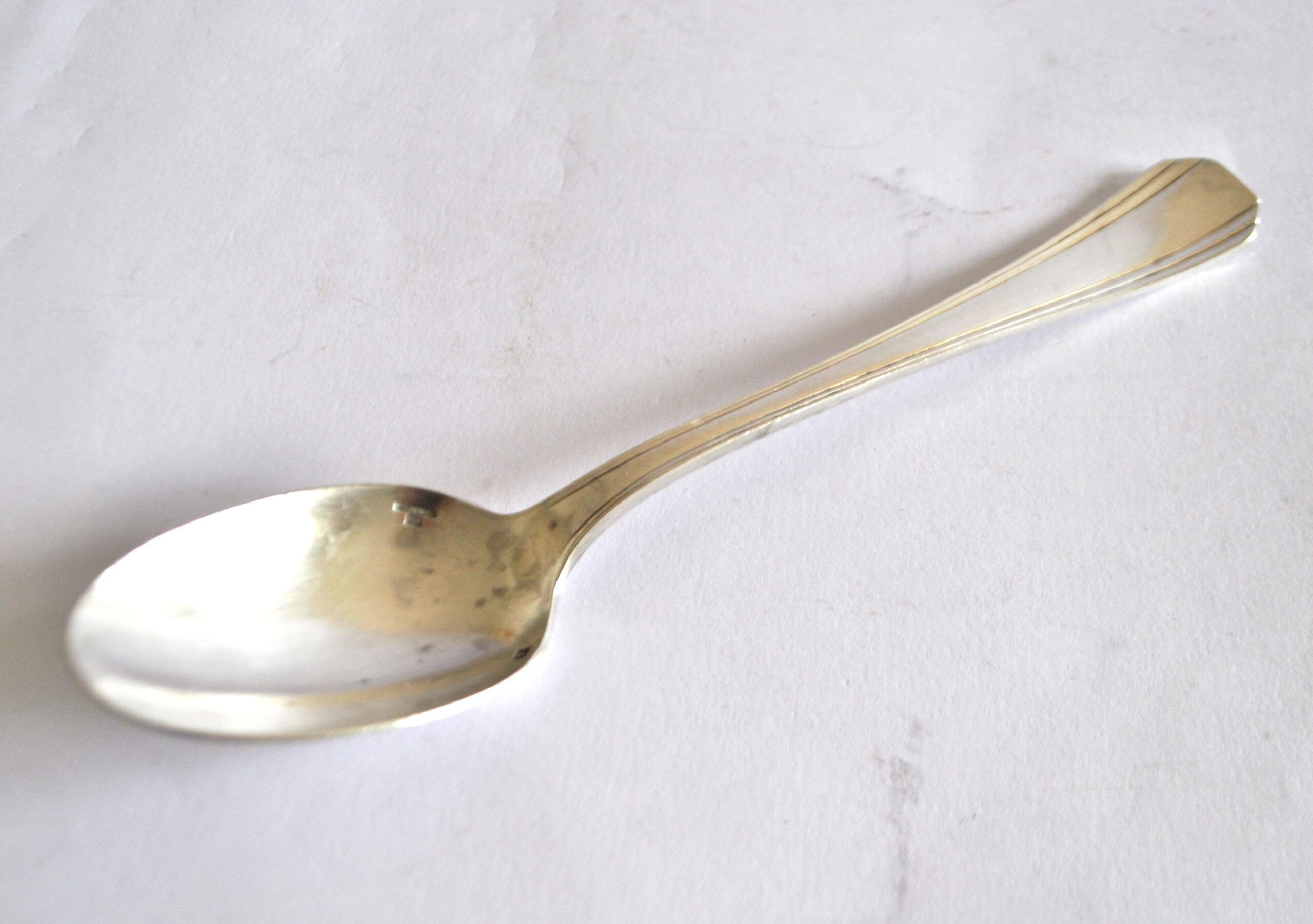 Christofle Boréal soup spoon Art Deco design Luc Lanel 1930