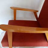 Red armchair