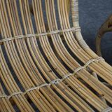 Ensemble de 2 fauteuils Rotan Dutch Design Belse 8, 1950