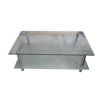 Table basse en verre