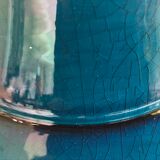 Vintage cracked ceramic lamp