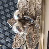 Silver metal tray