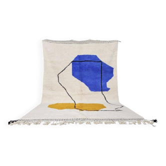 Tapis azilal en laine naturelle fait main