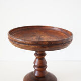 Vintage turned wooden fruit cup