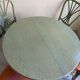 Dining table and 4 rattan chairs