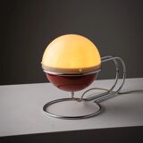 Lampe de table Space Age rouge Formland par Sidse Werner et Leif Alring pour Fog & Mørup, Danemark, années 1970