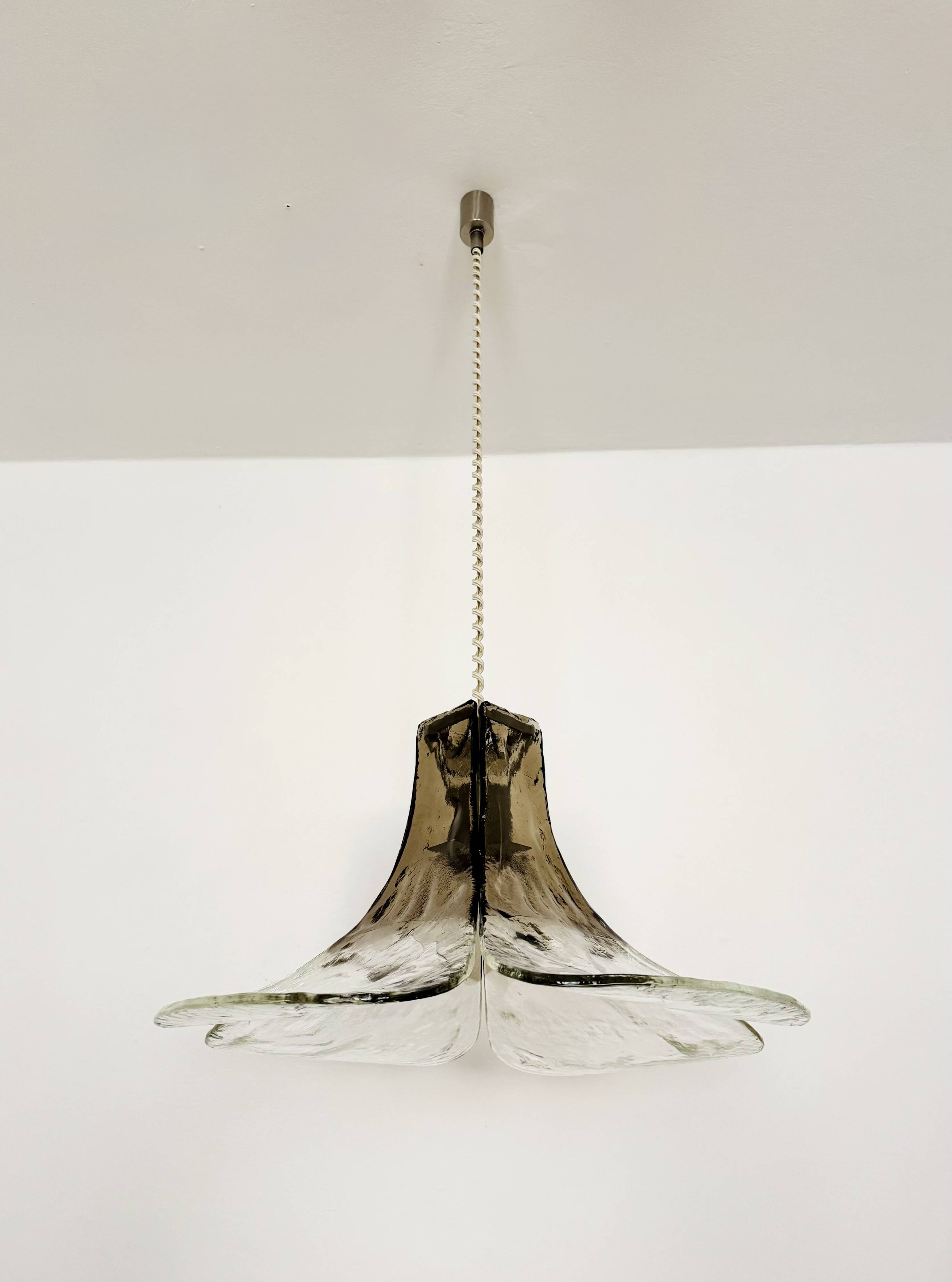 Murano Glass Pendant Lamp by Carlo Nason for Mazzega