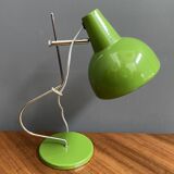 Green metal table lamp by Josef Hurka for Lidokov 1960s
