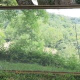 Antique mercury mirror. (Fireplace mirror)