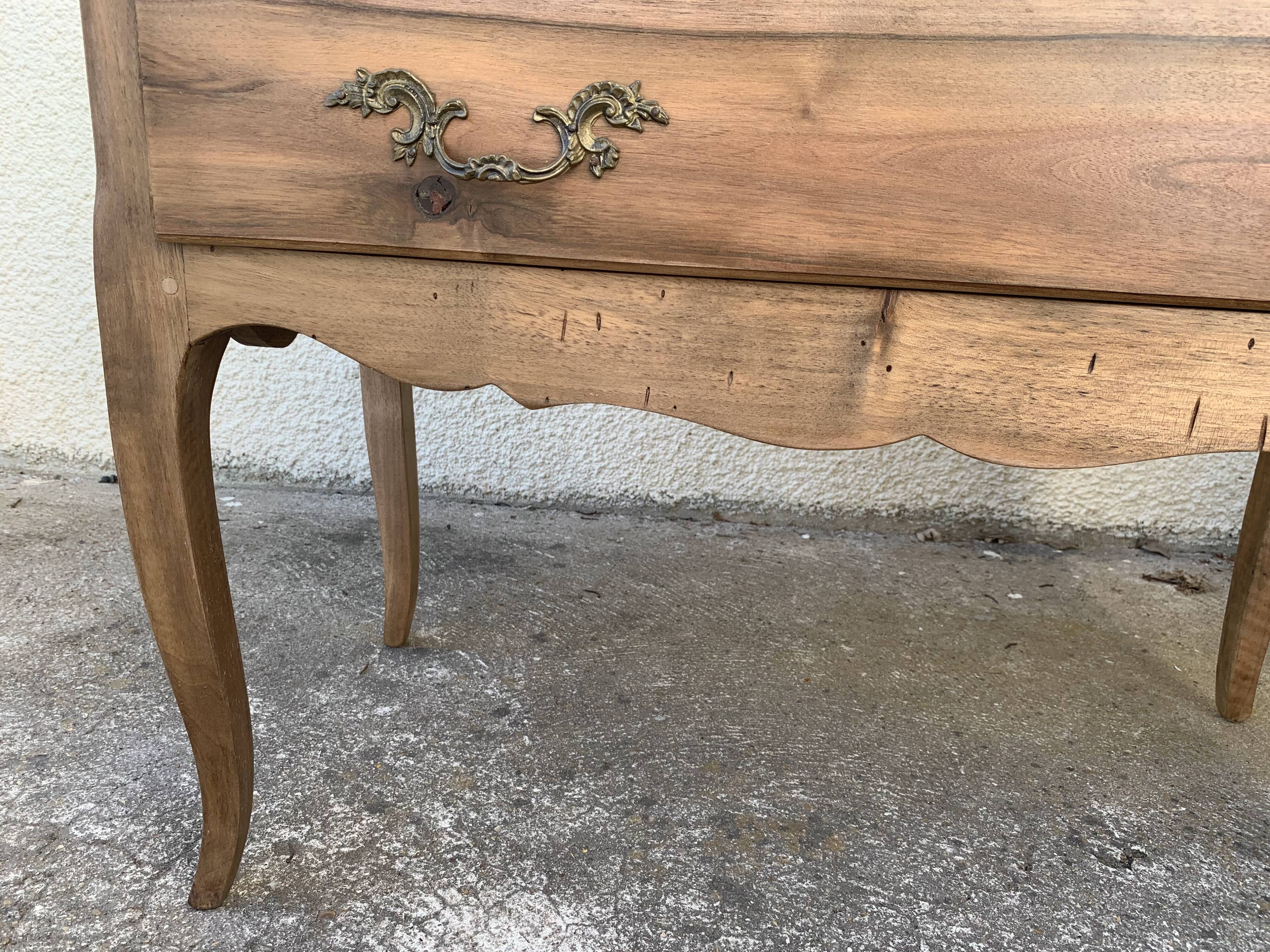 Solid raw walnut jump cabinet