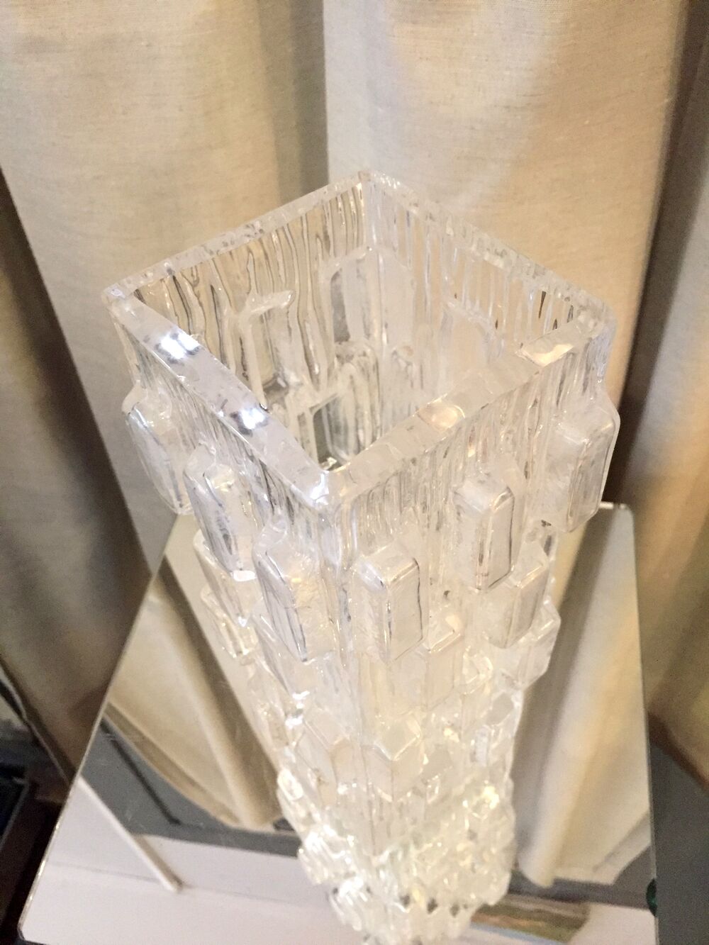 Vase art deco rectangle