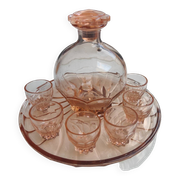 Rosaline glass liqueur service