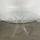 Venice model round dining table from Madelia by Paris Altuglas foot