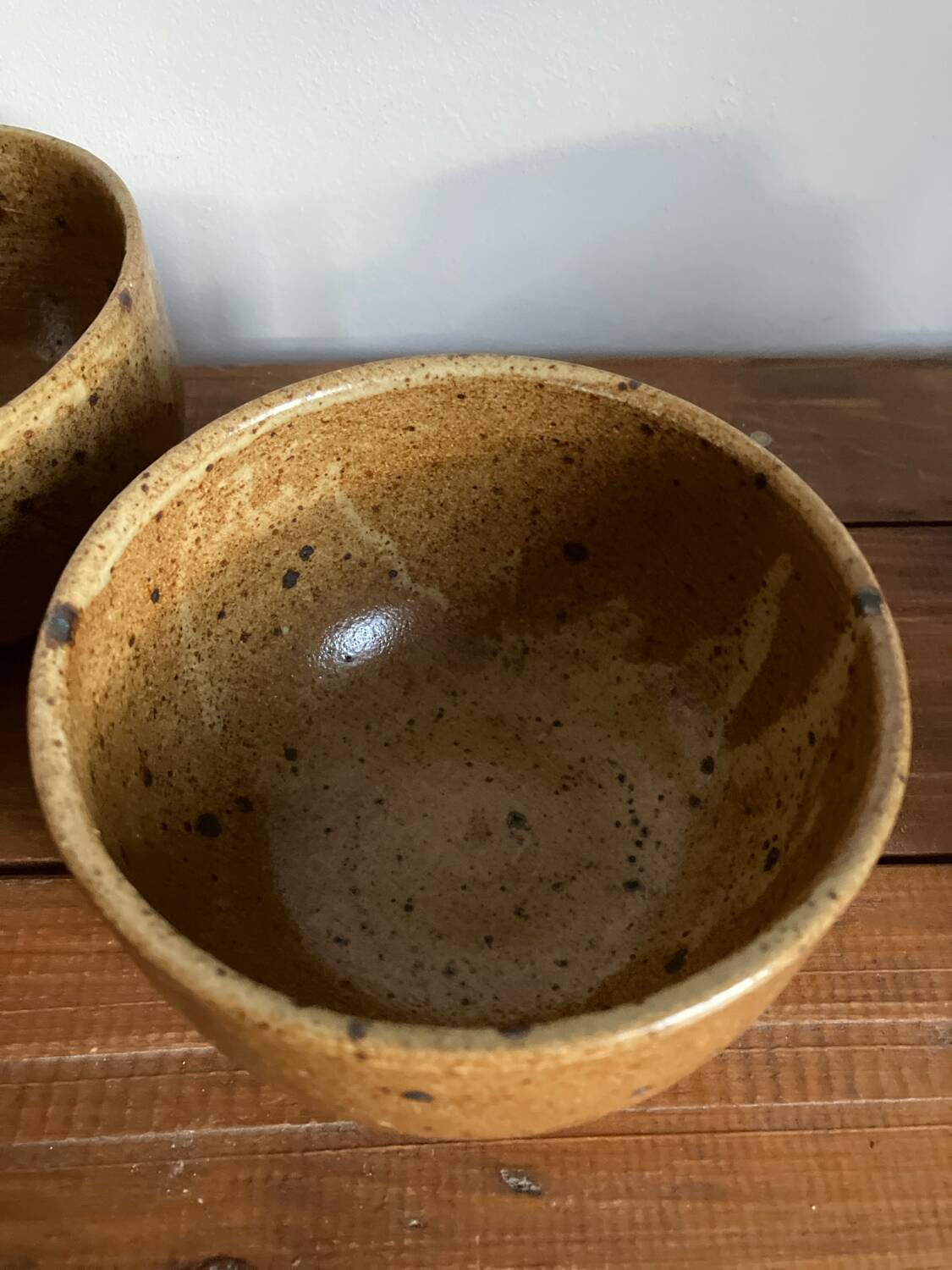 2 bowls and a sugar bowl