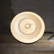 Set of birch wood plates by Eero Saarinen for Keuruu 60s