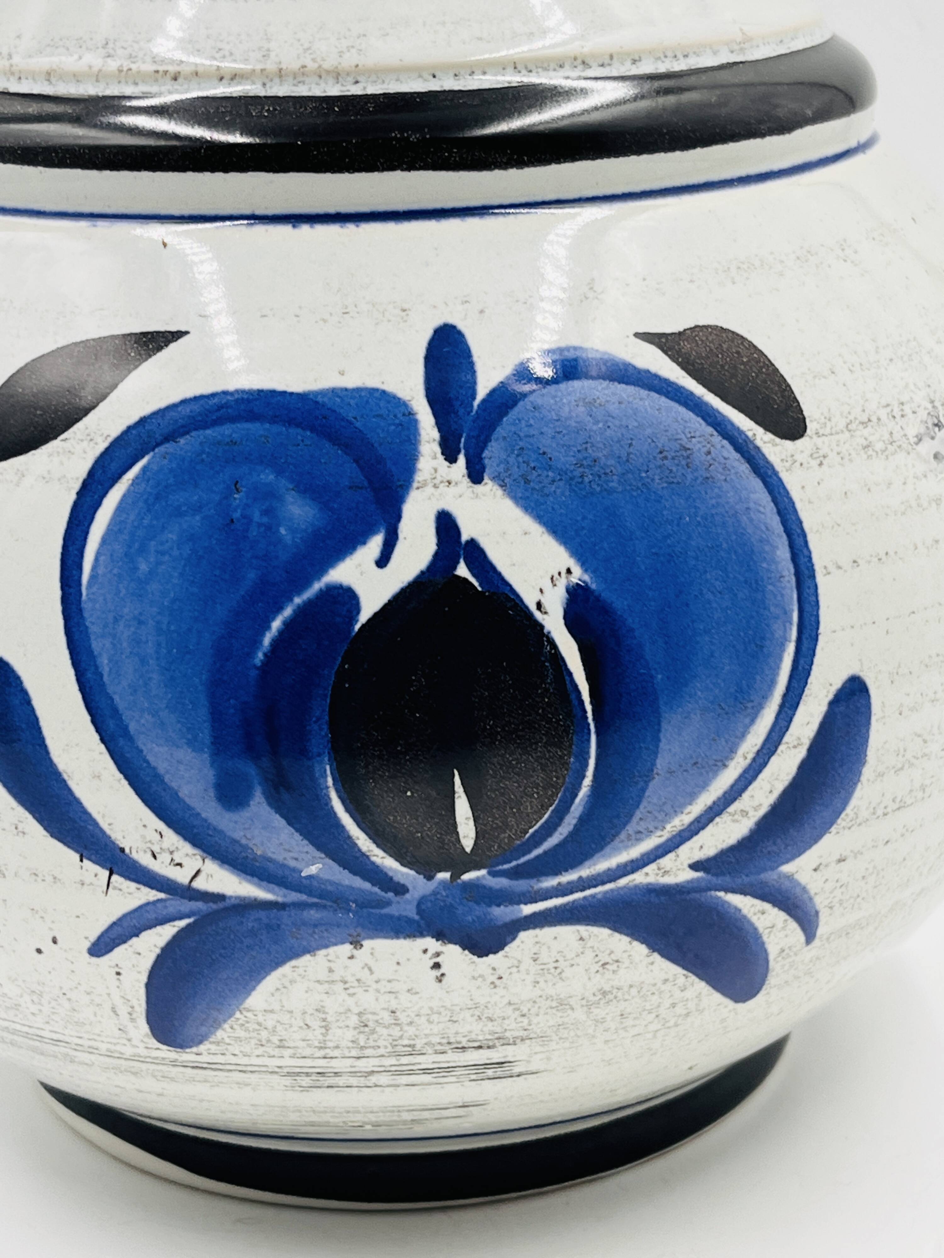 West German vase with handle