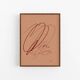 Abstract lines giclee print, 50x70 cm