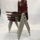 Lot of 4 vintage chairs Galvanitas S22 in the Netherlands