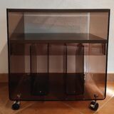 Meuble platine vinyle en plexiglass