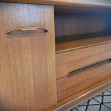 Scandinavian design sideboard in vintage teak
