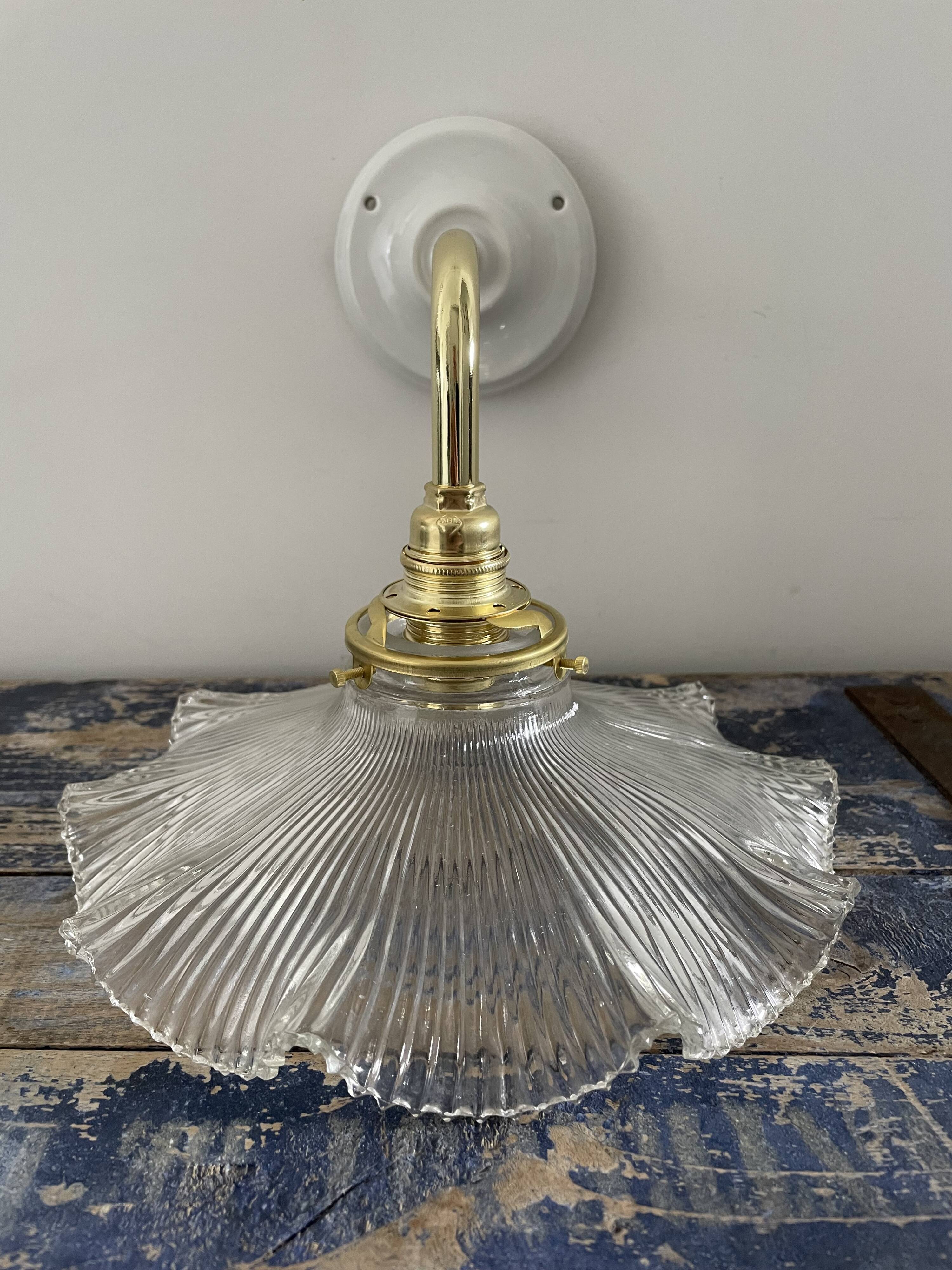 Holophane vintage wall lamp