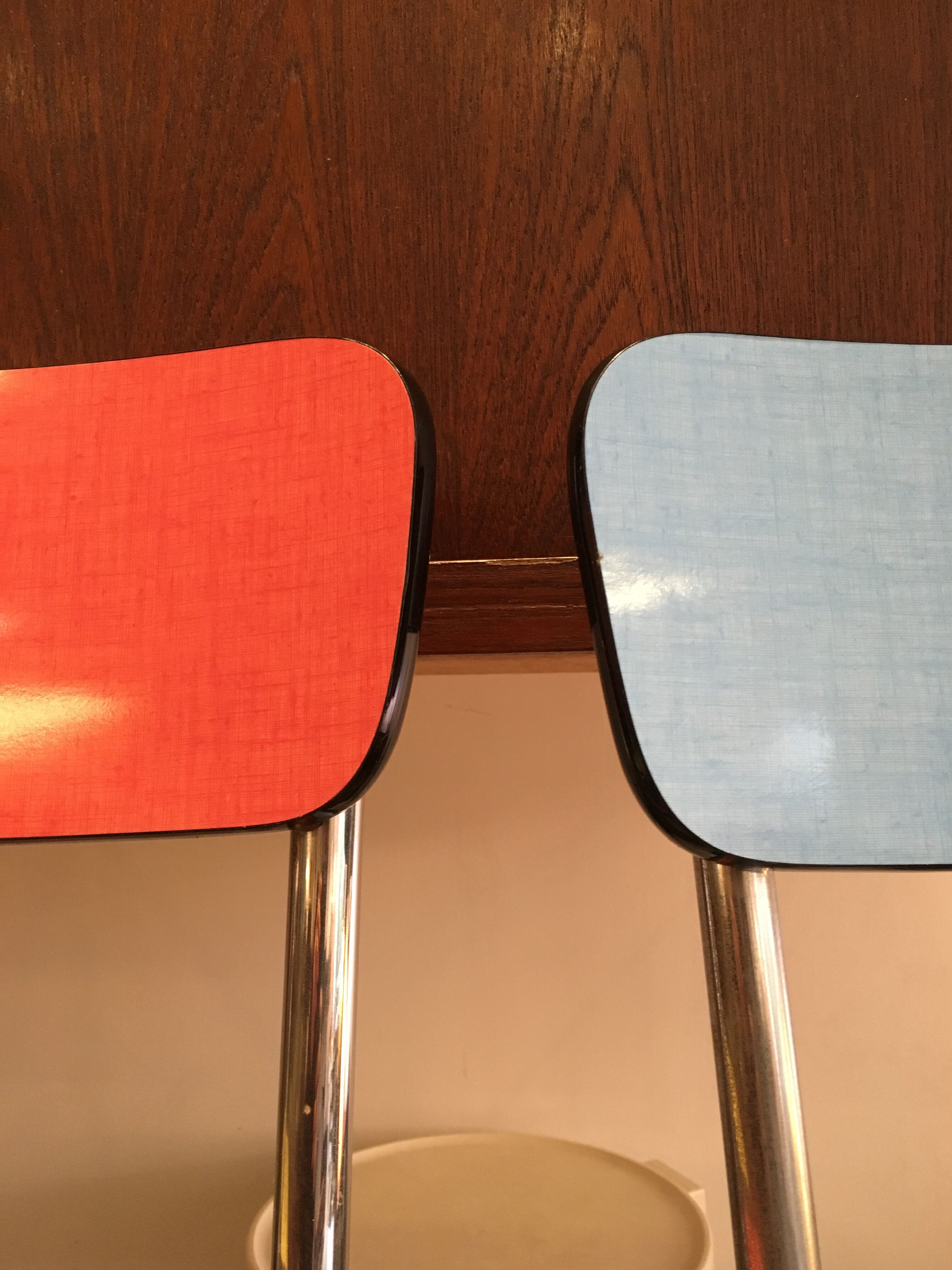 Vintage formica chairs