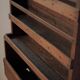 Antique solid wood wall shelf, France, 19th century