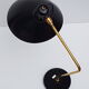 Black office vintage lamp by Jean Boris Lacroix - 1965
