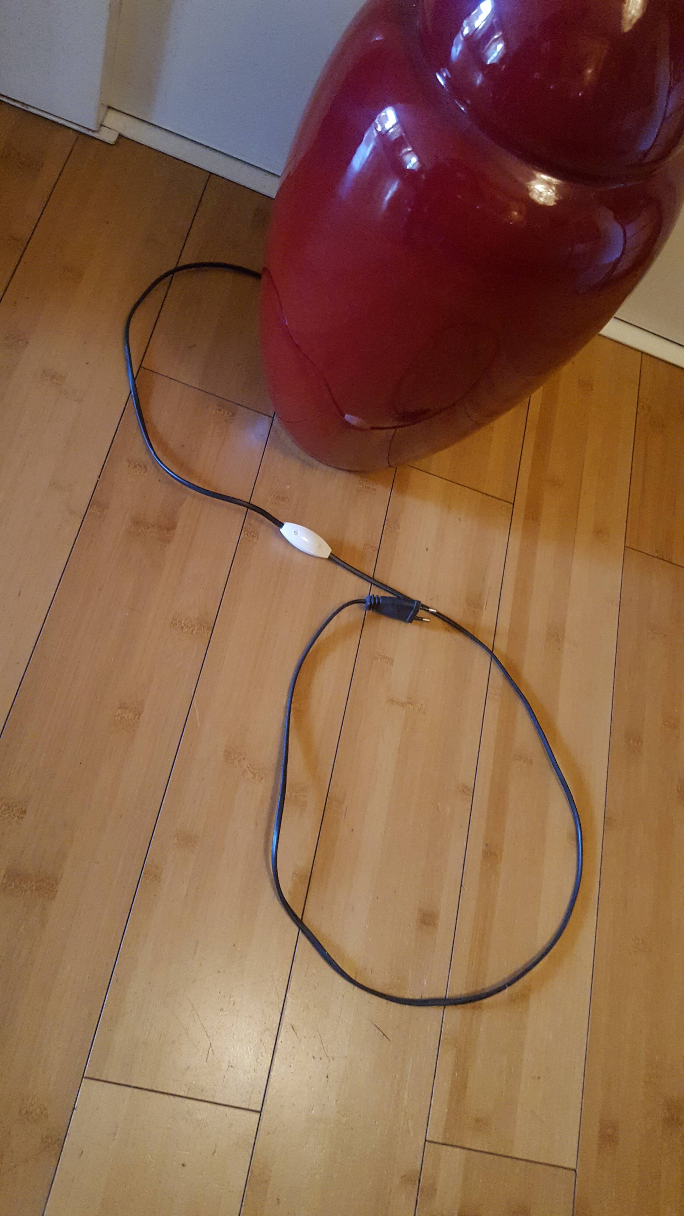 Lampadaire en céramique avec abat jour , Jacques Molin