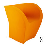Orange Little Albert Armchair by Ron Arad for Moroso