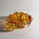 Amber colored Murano Vide Poche - 1970s