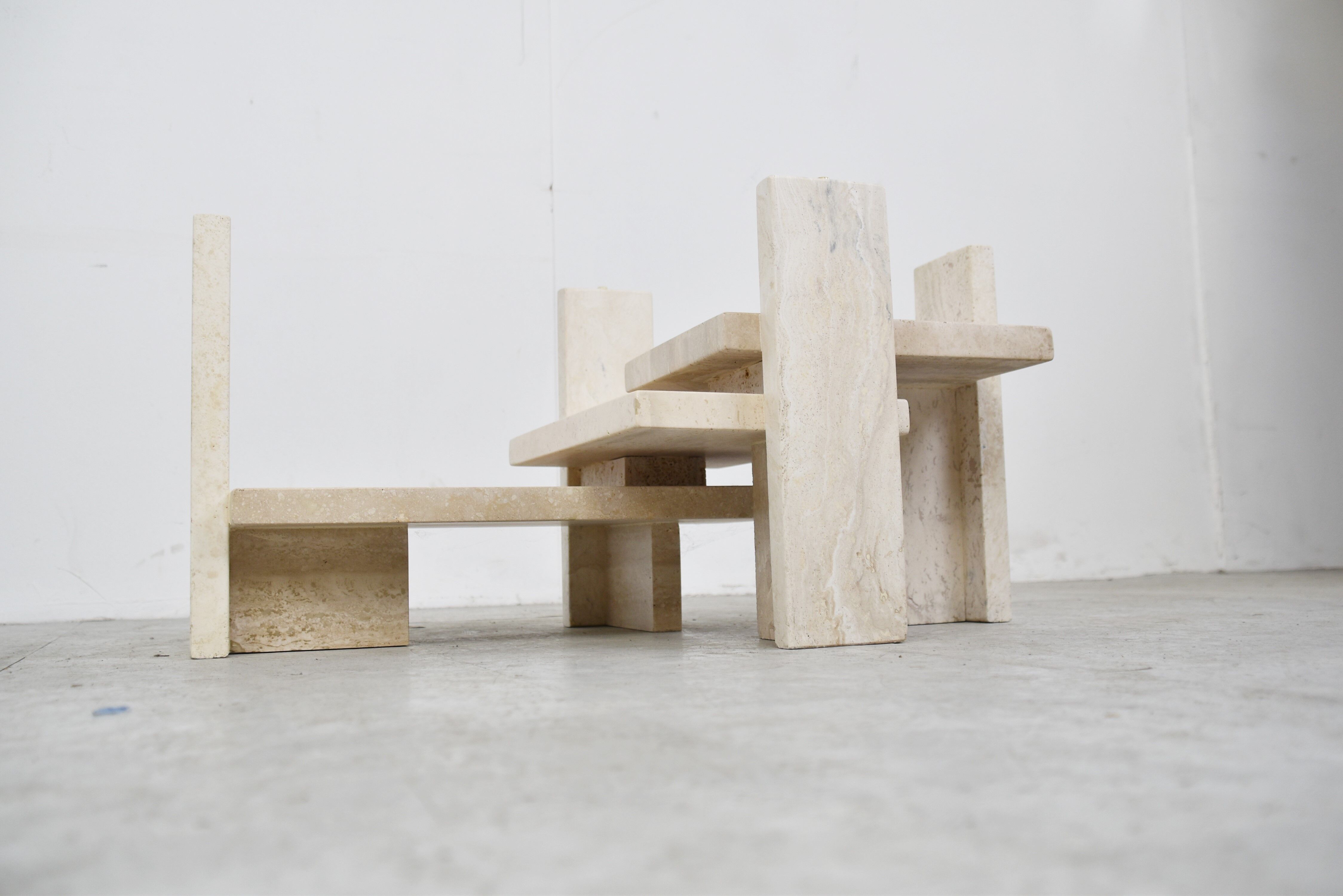 Vintage coffee table by Willy Ballez, 1970s
