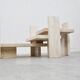 Vintage coffee table by Willy Ballez, 1970s